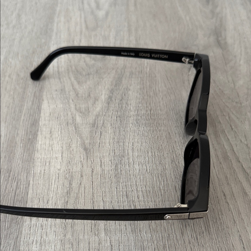 Louis Vuitton Black and Silver Sunglasses